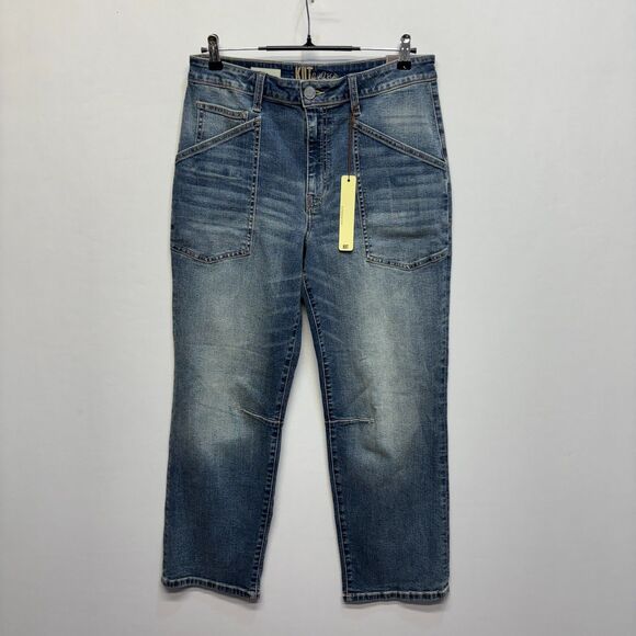 Kut from the Kloth Denim - NWT Kut from the Kloth Shay High Rise Barrel Jeans Size 10 Denim D103 -4